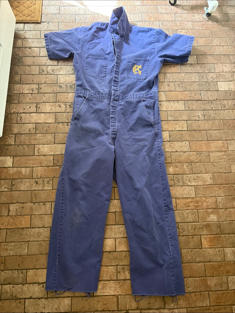 Vintage weathered coveralls